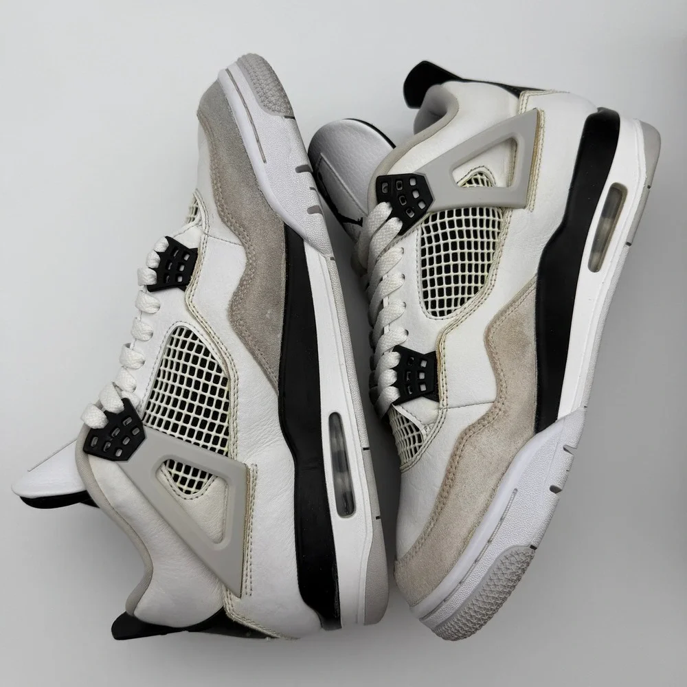 Nike Air Jordan 4 Retro Military Mens Size 10 Athletic Shoes Sneakers
